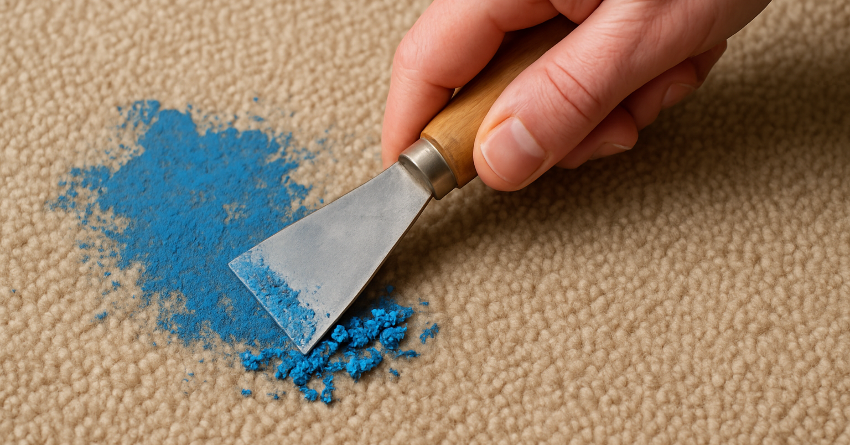 How to Get Paint out of carpet
