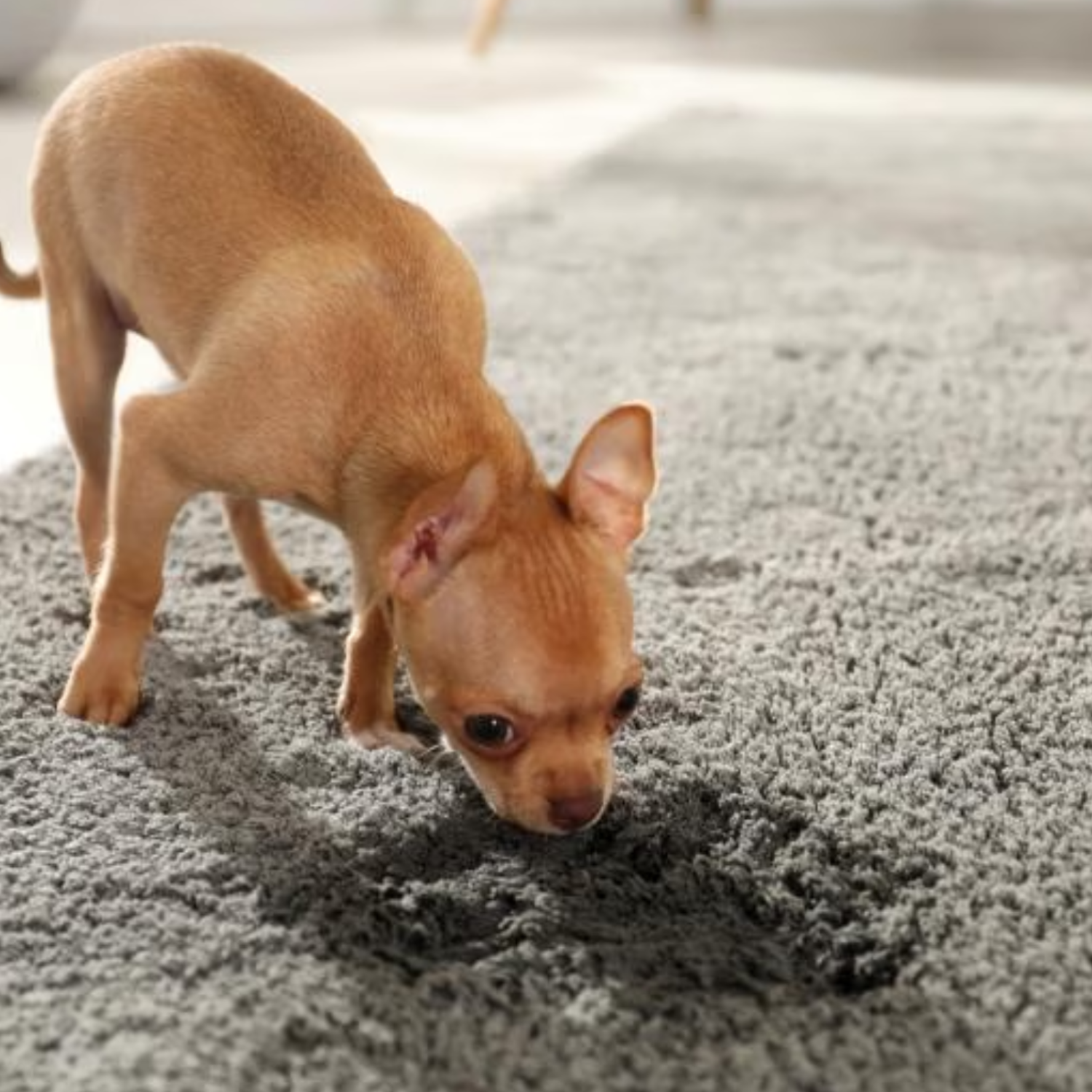 Pet stains on carpet